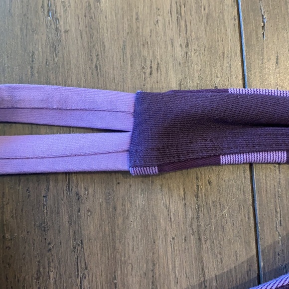 Lululemon Luxtreme Energy Bra Purple Stripes - Picture 12 of 13